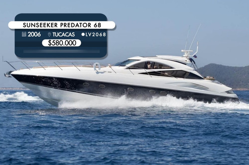 Imagen 1 de 11 de Yate Sunseeker Predator 68 Lv2068