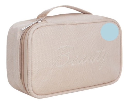 Necessaire Feminina Maquiagem Estojo Escolar Linha Beauty Cor Azul