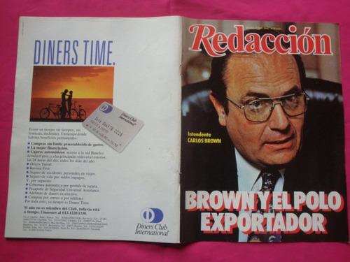 Revista Redaccion N° 204 1990 Brown Y El Polo Exportador