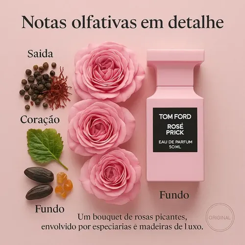 Perfume Tom Ford Rose Prick 50ml Original Luxo Rosas Elogios