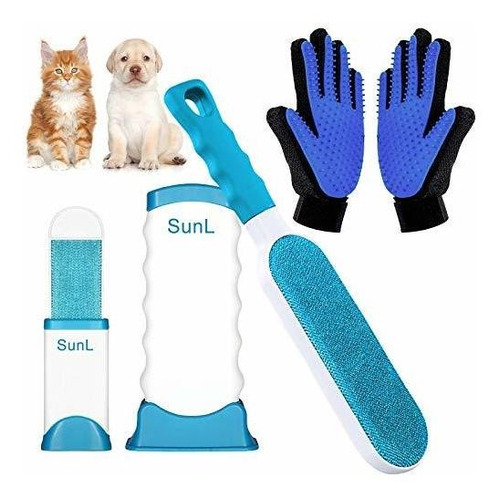 Kit De Guantes De Aseo Para Mascotas Para Quitar El Pelo De 