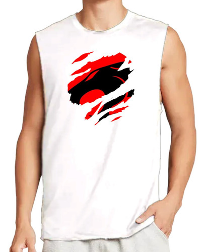 Playera Tank De Ojo De Thundera Felinos