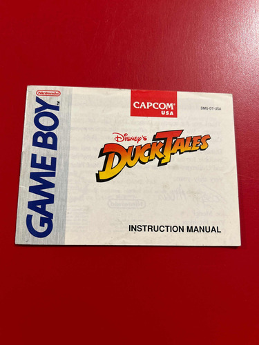 Duck Tales Gb Game Boy Solo Manual De Instrucciones