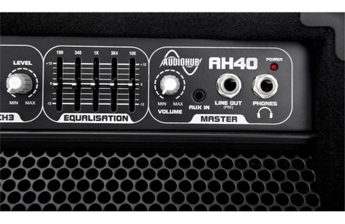 Amplificador Laney Audiohub AH40 multipropósito de 40W color negro 220V - 230V
