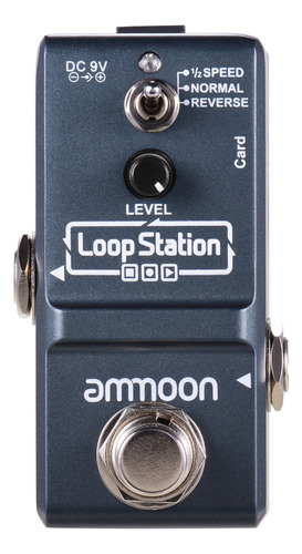 Ammoon Loop Station - Pedal De Mini Guitarra (efecto Looper,