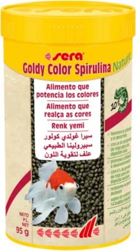comprar Alimento Peces Koi Y Carassius, Sera Goldy Color 250ml 95gr.