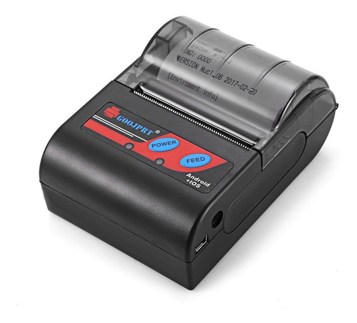 Imagen 1 de 3 de Impresora Bluetooth Inalámbrica 58mm Boleta Sii + 20 Rollos
