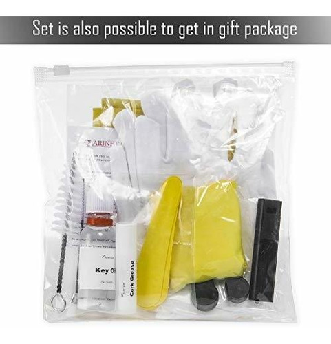 Kit Limpieza Para Clarinete Incluye Grasa Corcho