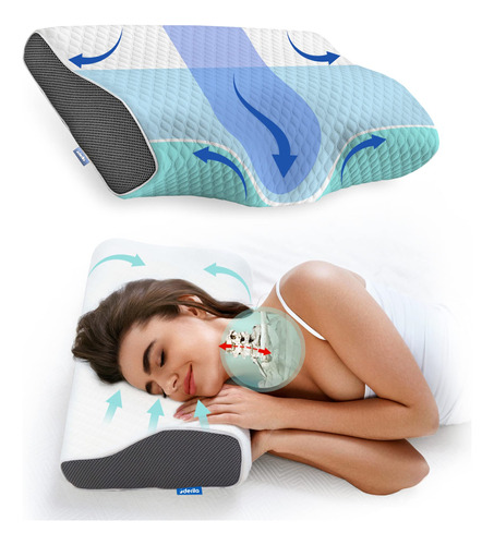 Derila Almohadas Cervicales Antironquidos Para Dormir, Almoh