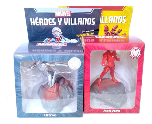 Fasciculos Marvel Heroes Villanos Iron Man Ultron - Germanes