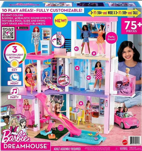 Imagen 6 de 7 de Casa Barbie Dreamhouse, 75 Accesorios Original