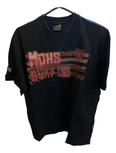 Remera Negra Matts Mohs Surf Co Small Estadls Unidos