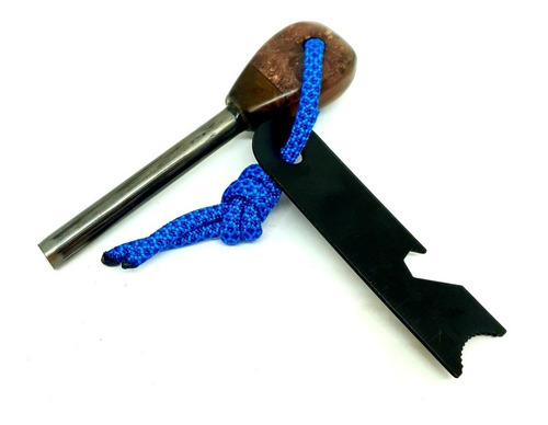 Pederneira De Sobrevivência Maciça Customizada Artesanal