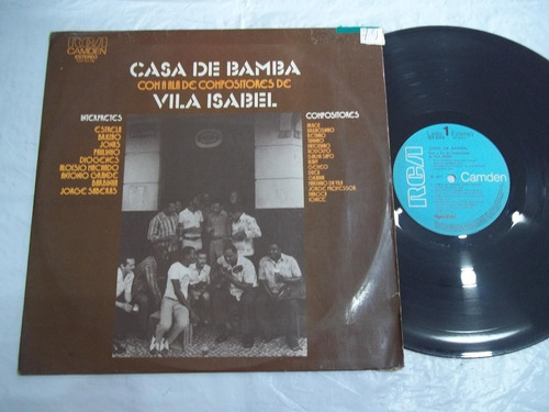 Lp Vinil - Casa De Bamba - Compositores De Vila Isabel