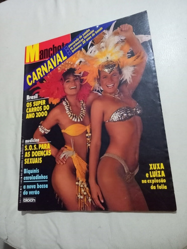 Manchete Carnaval 84 Xuxa Brunet Alceu Elton Jonh Nicholson 