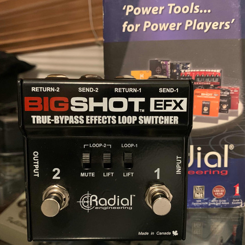 Pedal Radial Engineering Big Shot Efx Doble Loop De Efectos