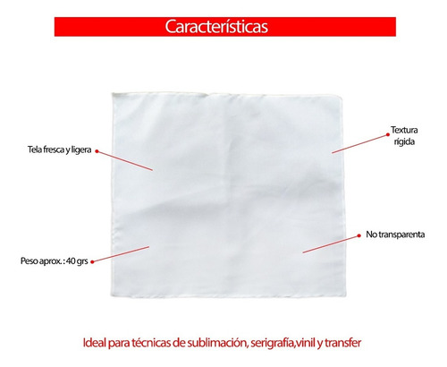 Imagen 2 de 6 de Servilleta Para Sublimar Mayoreo 100 Pzas