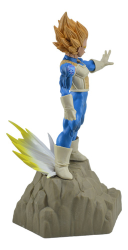 Figura Muñeco Dragon Ball Z Vegeta Ssj Super Saiyan Con Base
