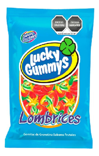 Gomitas Lucky Gummys Lombrices Bolsita De 96 Grs