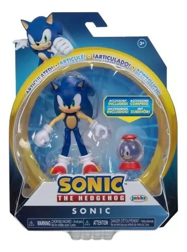 Sonic Figura De Accion - The Hedgehog 11 Cm Jakks - Premium