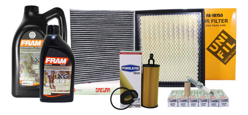 Kit De Afinación Grand Cherokee 3.6 2016-2019 5w30 Bujias