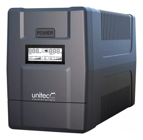 Ups Interactiva Led 2000va 1200w 8 Tomas Factor Potencia 0.6