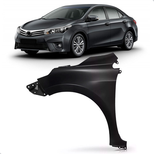 Paralama Para Toyota Corolla 2014 2015 A 2017 Sem Furo Pisca