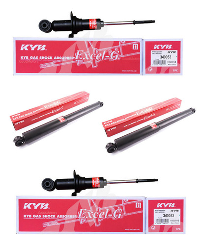 Kit Amortiguadores Nissan Np300 2.3 2014 2021 Del + Tra Kyb