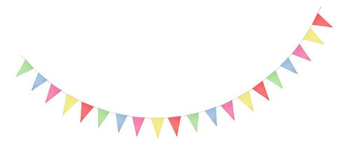 100pcs Bandera Triángulo Bunting Banner Colgante Para