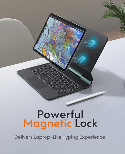 Funda Con Teclado Para iPad Air 11 Y Pro 11 - Soporte Magn