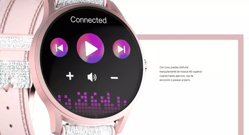 Imagen 8 de 8 de Reloj Kieslect Smartwatch Lady Calling Lora + Film + Malla
