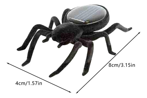 Juguete Solar Spider Toy Moving Spider Toy, Modelo Solar Pow