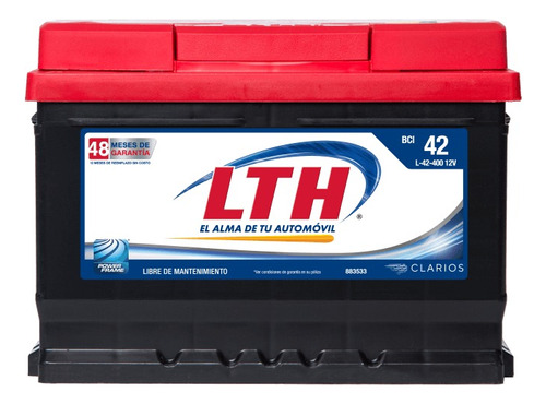 Bateria Auto Lth L-42-400. Entrega En Ecatepec Edomex.