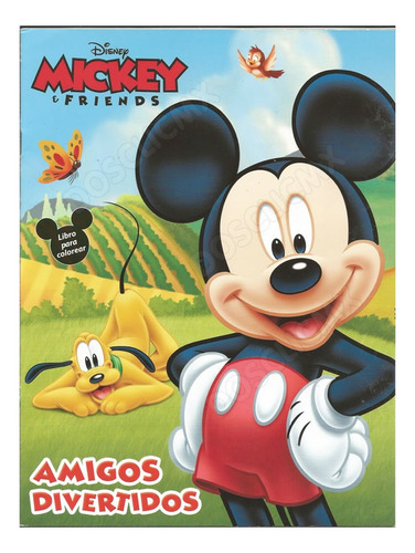 20 Libros Colorear Infantil Mickey Mouse Disney Niño 16 Pg