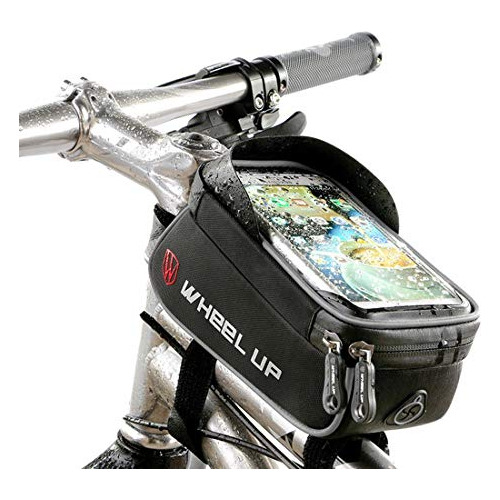 Bicicleta Frame Bag, Bicicleta Phone Mount, Waterproof Bicyc