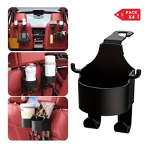 Comprar Portavaso Para Auto Con Gancho Multiuso Pack X4