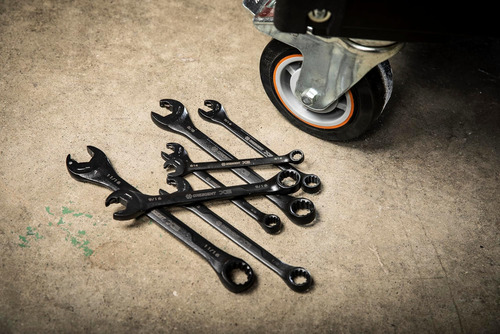 Crescent 7 Piezas X6 Spline Negro Spline Abierto Combinación