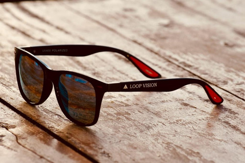 Anteojos De Sol Loop Vision Extreme Gafas Polarizadas Uv 400 Lente Azul