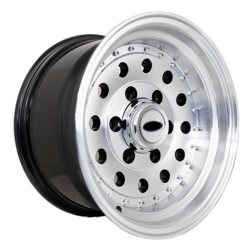 Rodas 15 Orion Retro Off Road 5x114 Ranger Cherokee Wrangler Cor Prata