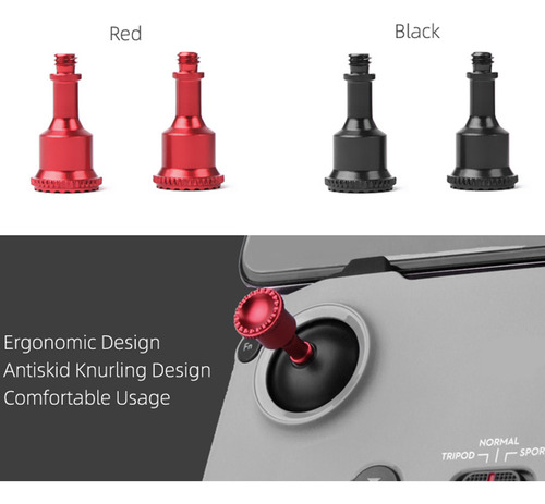 1 Par De Palancas De Control Tipo Joystick De Aleación De Al