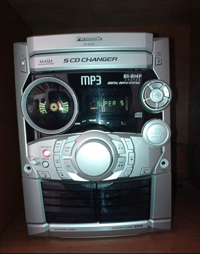Equipo De Sonido, Panasonic Modelo Sa- Ak321, 2600 W. 5 Cd.