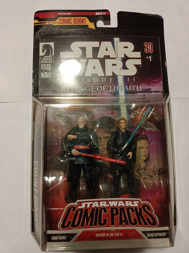 Count Dooku & Anakin Skywalker Star Wars Pack Dark Horse (Usado)