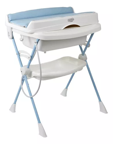 Bañito Bebe Splash Beige C Reposera Soporte Plegable Mvdkids