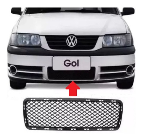 Rejilla Grilla Central Paragolpe Volkswagen Gol 2004 2005