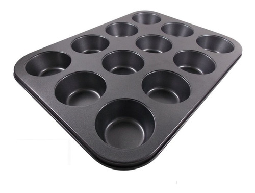 Imagem 3 de 5 de Forma Cupcakes 12 Cavidades Com 12 Forminhas De Silicone