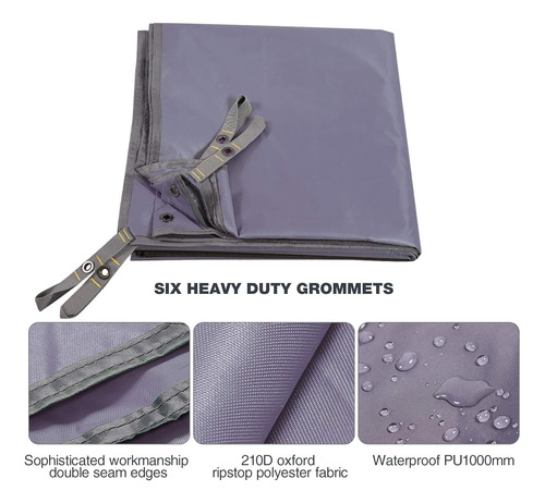 Lona Impermeable Multifuncional 4 En 1 Para Acampar, Senderi