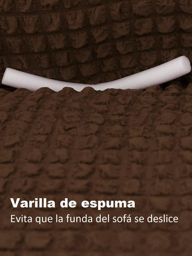 1 Pcs Cubre Sillones Cubre Salas Fundas Sillon Funda Sofa Marrón 140-180cm Pliegues