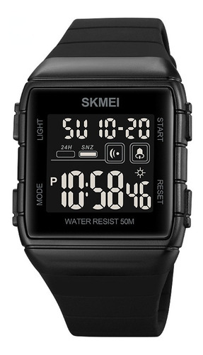 Reloj Luminoso Led Impermeable Skmei 5bar