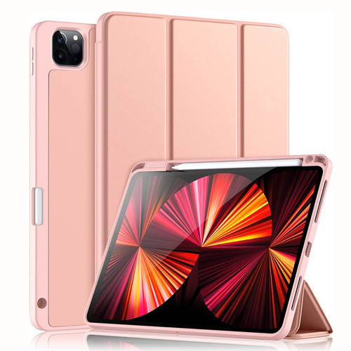 Funda Smart Folio @ iPad Pro 11 M1 2021 M2 2022 Rosado