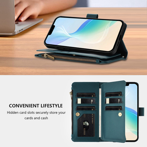 Funda De Piel Con Ranura Tipo Cartera Para Motorola E22 E22i E22s E20